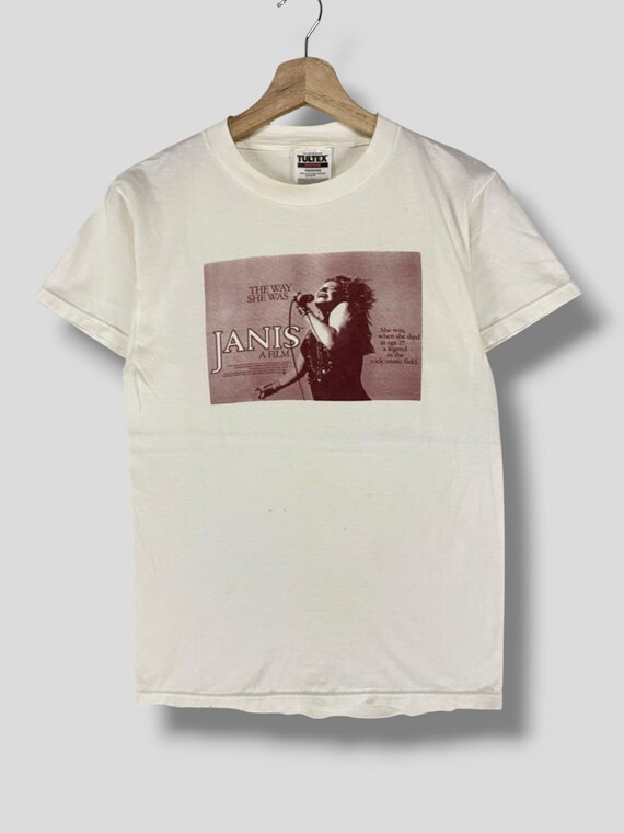 Vintage 90s Janis A Film Tshirt Janis Joplin Documentary Film 