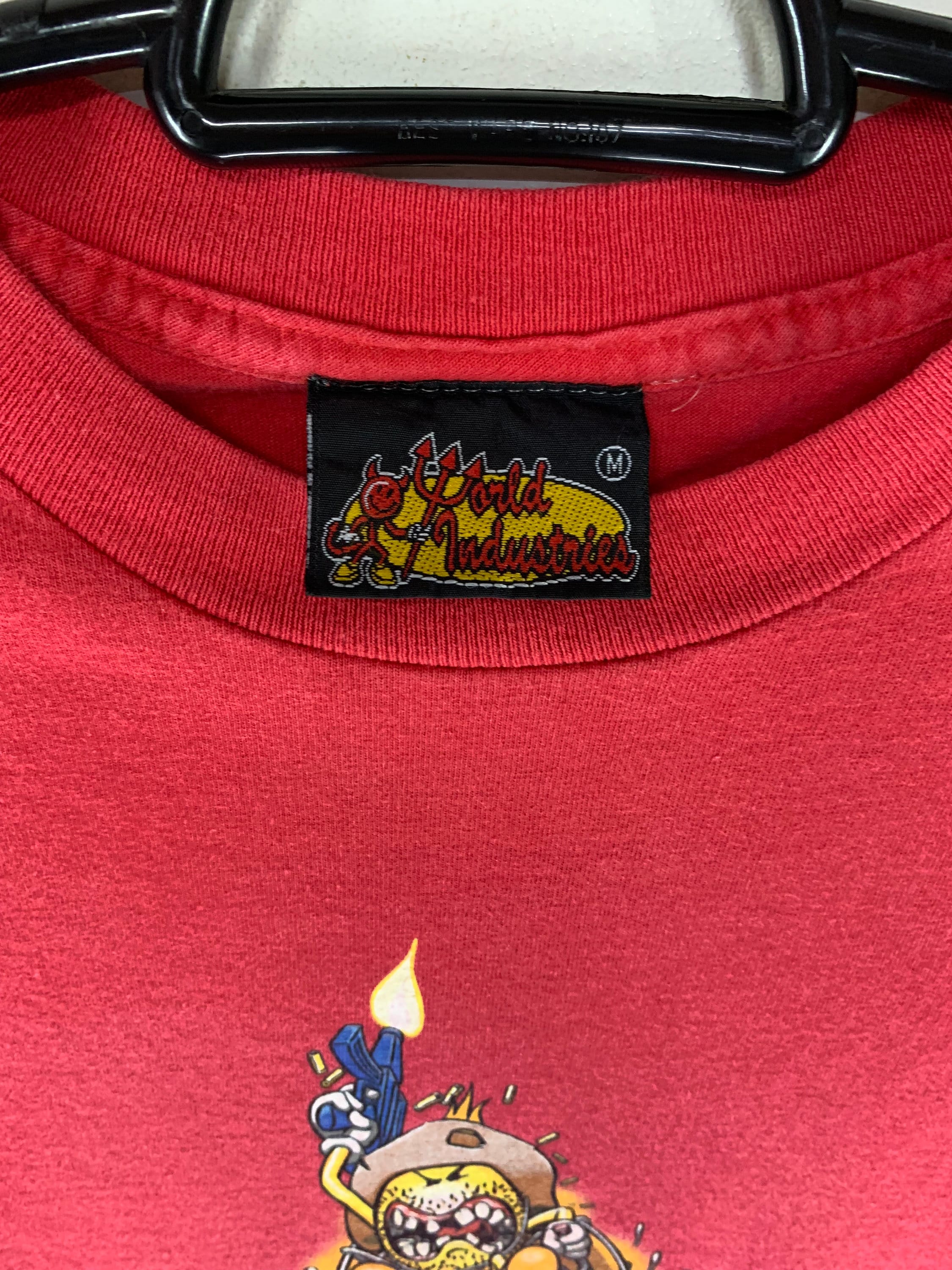 ヴィンテージ 90年代 ワールドインダストリーズ フレイムボーイ T