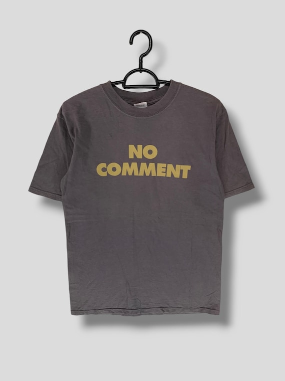 Vintage Sub pop no comment tshirt grunge nirvana concert tour gray tee  vintage record label shirt size Small