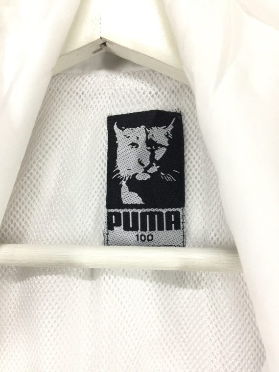 Vintage 90s puma embroidery logo windbreaker spor… - image 5
