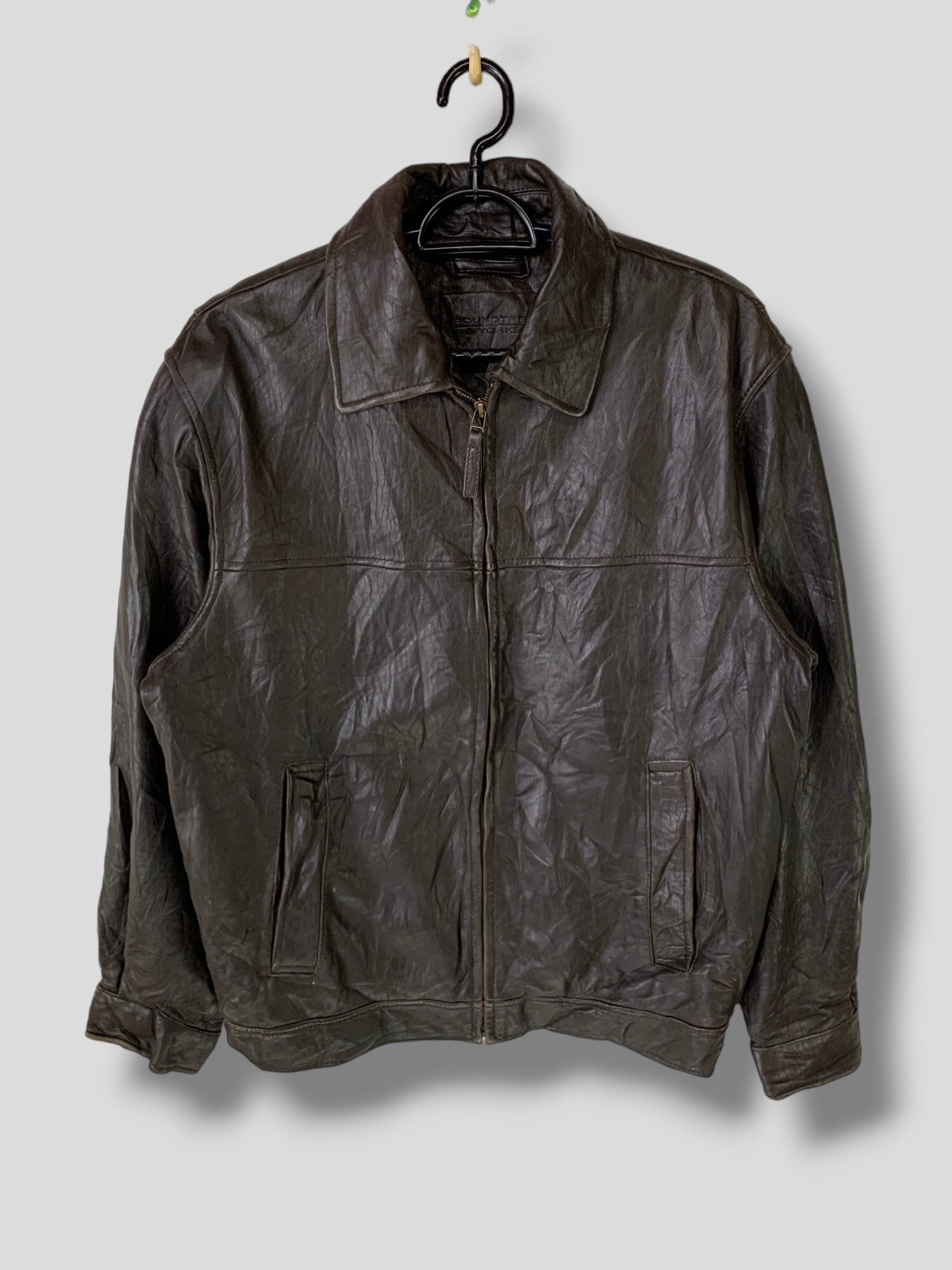 ジャケット・アウター 90s 00s roundtree&yorke genuine leather Vintage Roundtree and Yorke Leather Jacket Casual Outfits Fashion