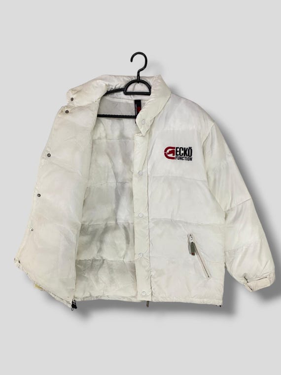 Vintage Ecko function emboridered logo quilted pu… - image 3