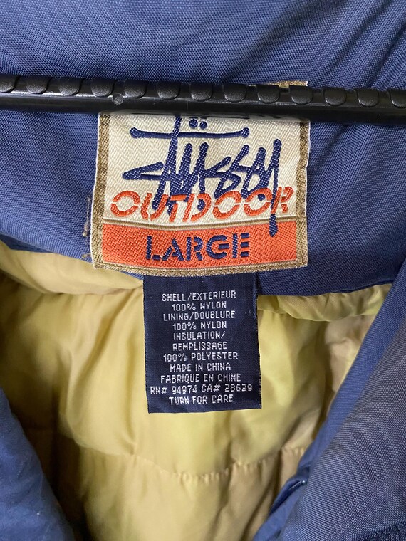 Vintage Stussy Outdoor Quilted Line Nylon Puffer Jacket Vintage Stussy Outdoor Quilted Line Nylon Puffer Jacket