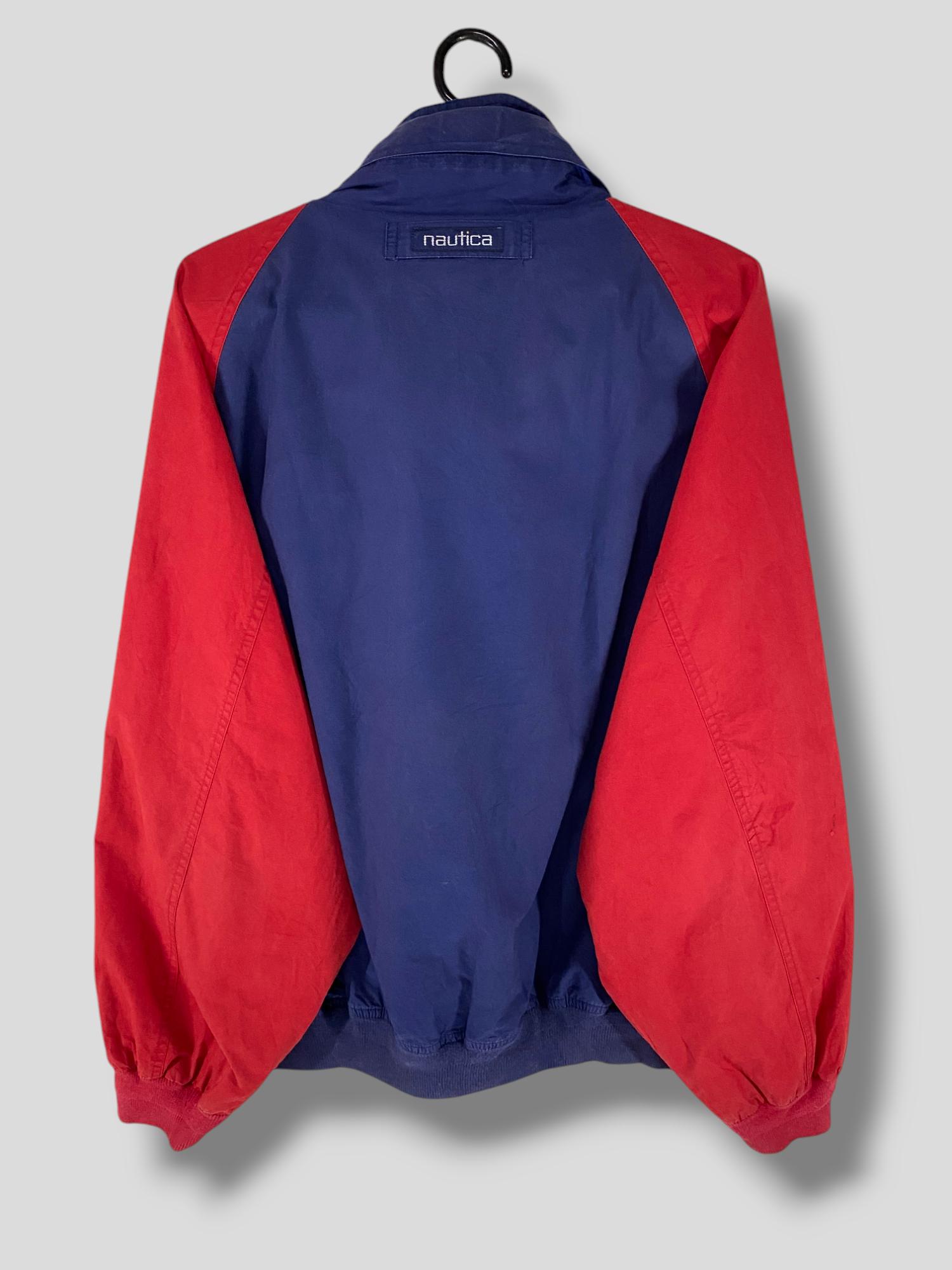 Vintage 90s Nautica Tricolor Jacket Athletic Streetwear Outdoor