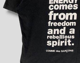 As Worn by Rei Kawakubo Vintage Comme Des Garcons Freedom
