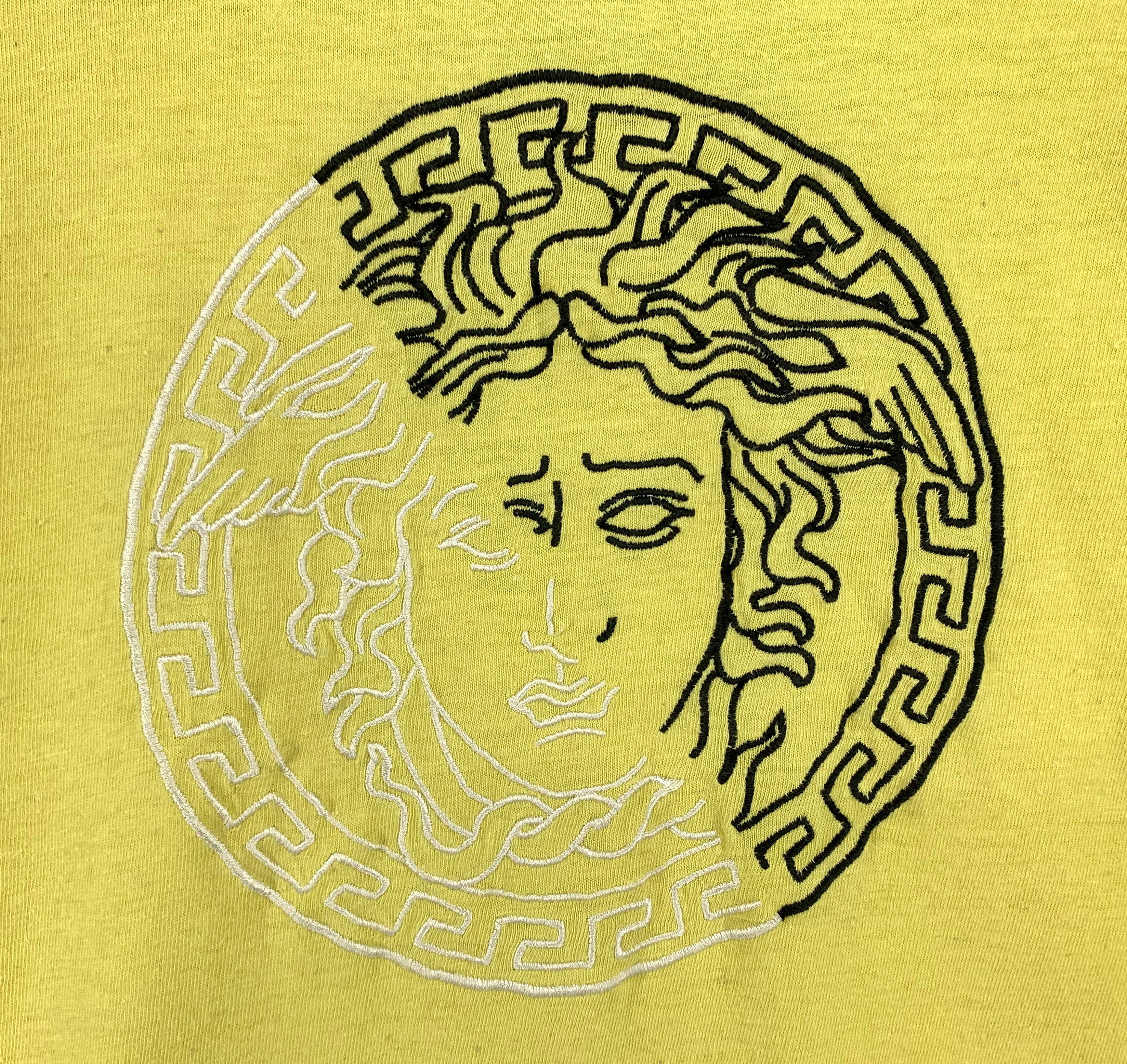 Vintage Versace Jeans Couture Embroidered Medusa Logo