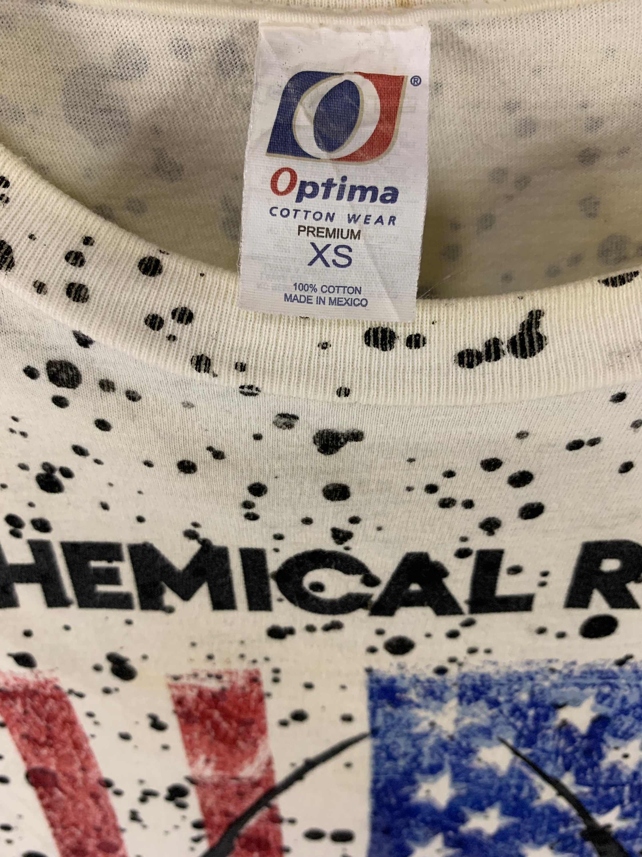 My Chemical Romance Spider American Flag Allover Print Tshirt Emo