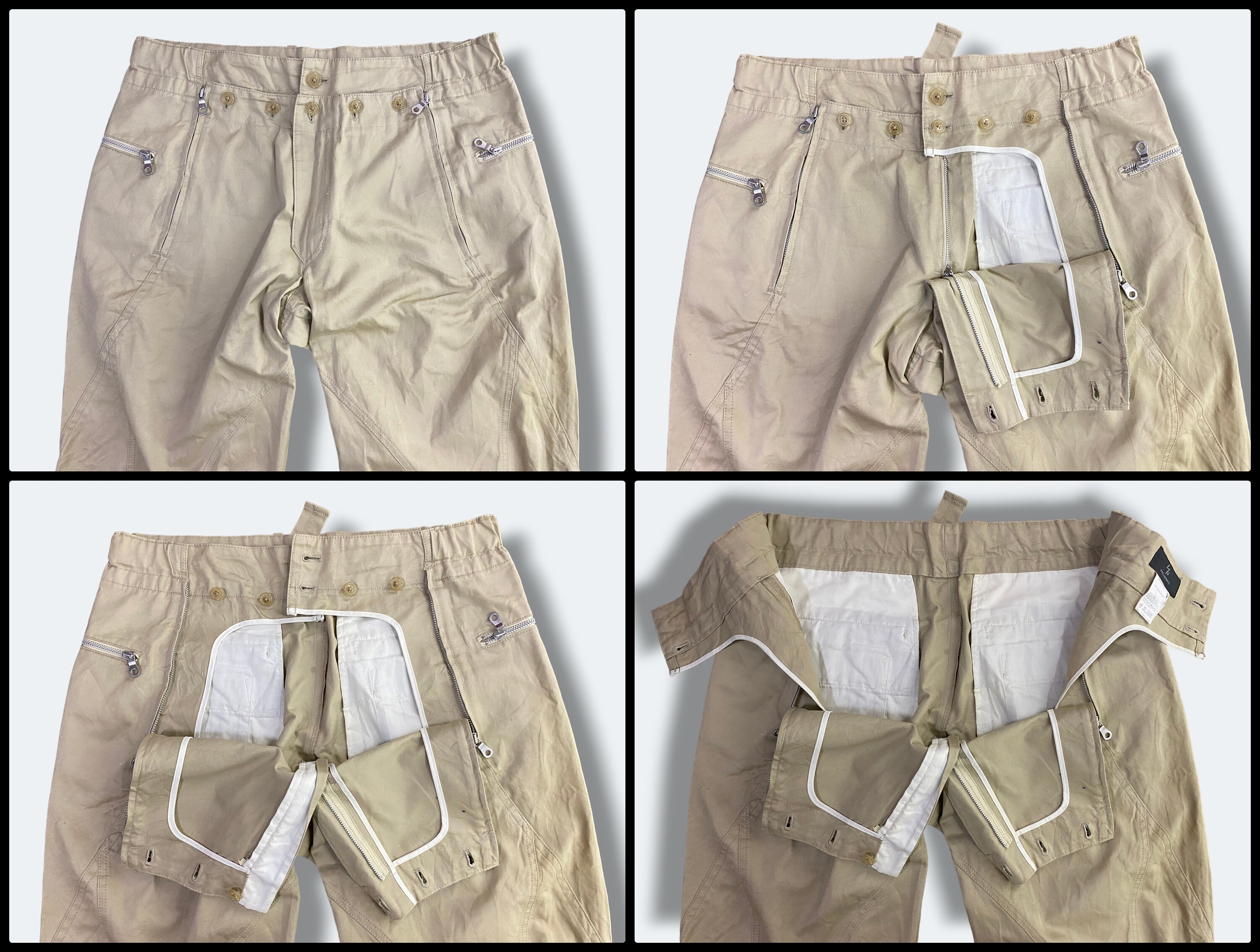 パンツ vintage y's for men work pants Vintage Denim 1960s Swiss Work Pants / Chore Trousers - Salt
