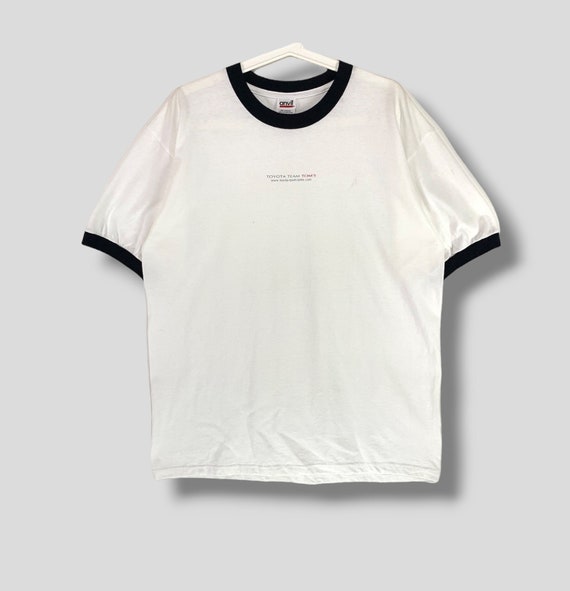 ヴィンテージ トヨタ トムス レーシング リンガー Tシャツ 