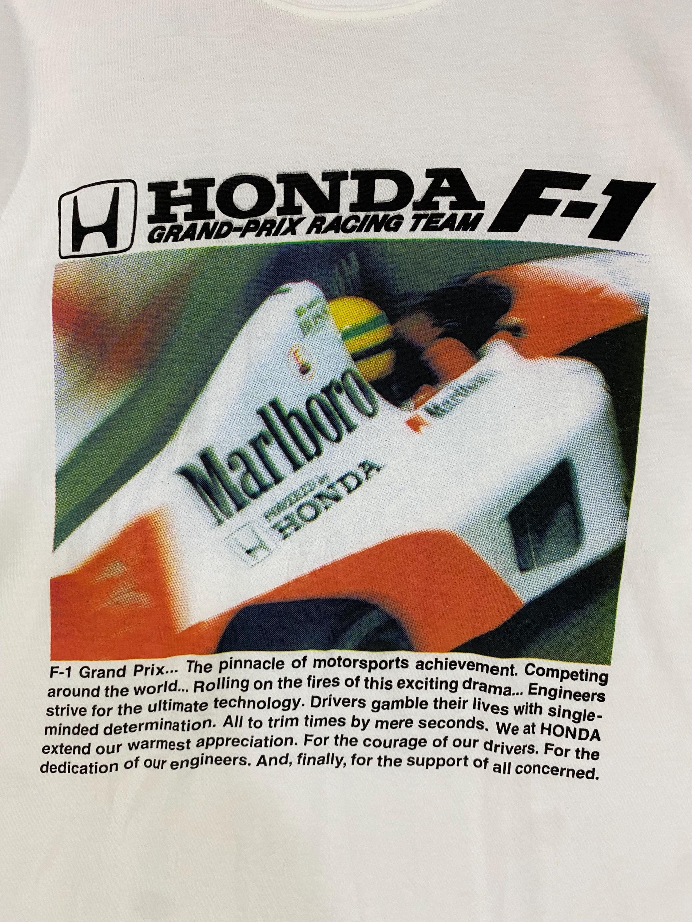 マクラーレンホンダ90年代Ｔシャツ ヴィンテージ 90 年代 ホンダ マールボロ マクラーレン F1 グランプリ