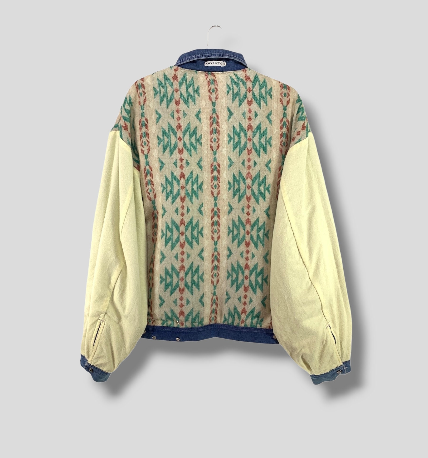 Ameri VINTAGE★正規品RIB MIX DENIM BLOUSON RIB MIX DENIM BLOUSON