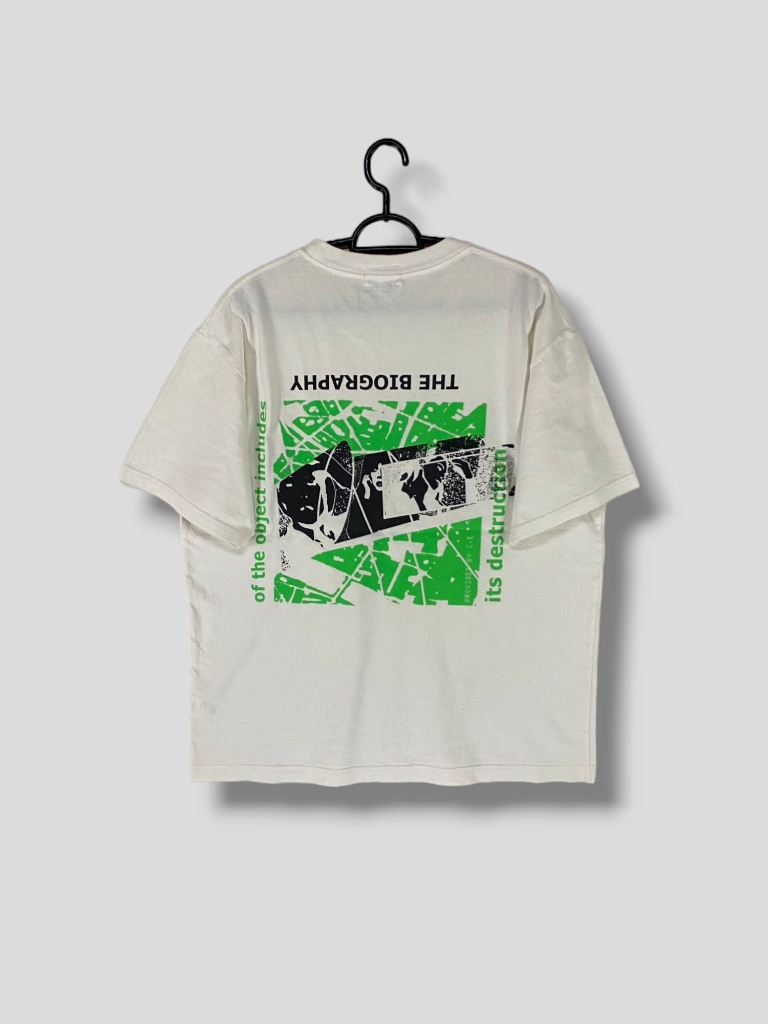 Cav Empt the Biography Tshirt Japanese Brand Streetwear Casual