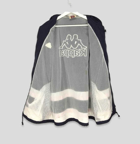 Vintage 90s Kappa embroidered big logo hoodies ja… - image 3