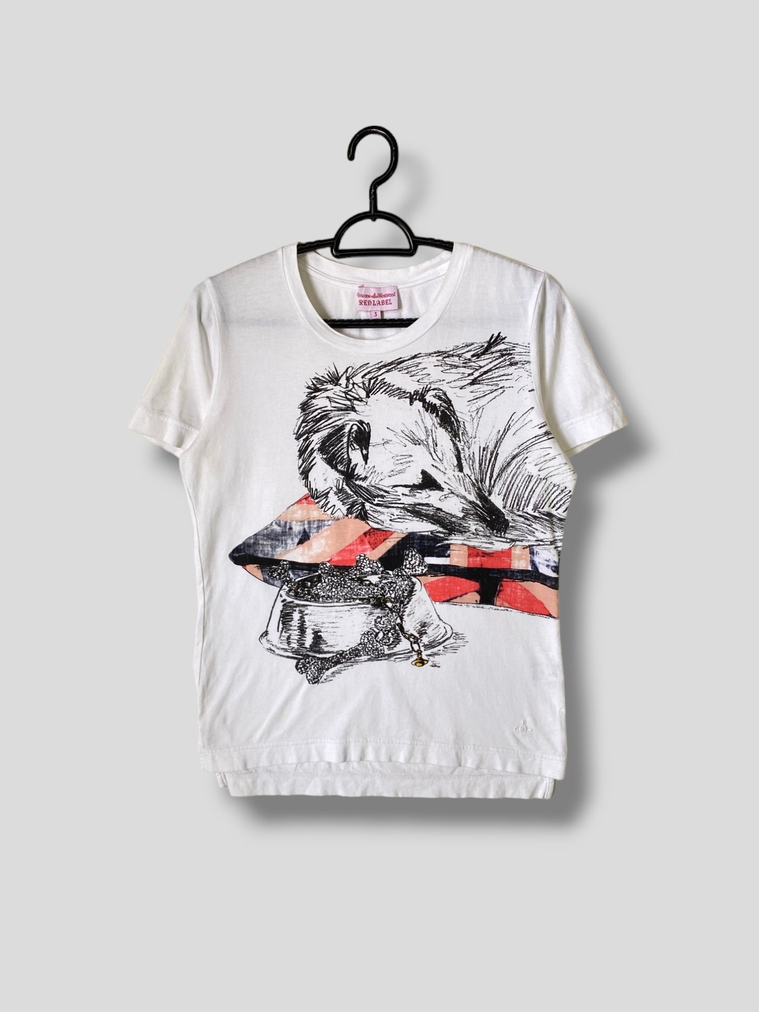 Vivienne Westwood Red Label Tシャツ Vintage Vivienne Westwood Sleeping Dog Red Label Shirt Designer