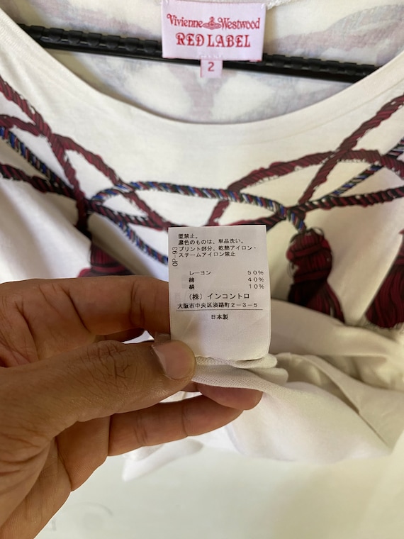 Vintage Vivienne Westwood Red Label Shirt Punk Designer Label Boho