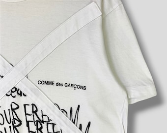 Vintage Comme Des Garcons Wear Your Freedom Tshirt Japanese Vintage Comme Des Garcons Wear Your Freedom Tshirt Japanese
