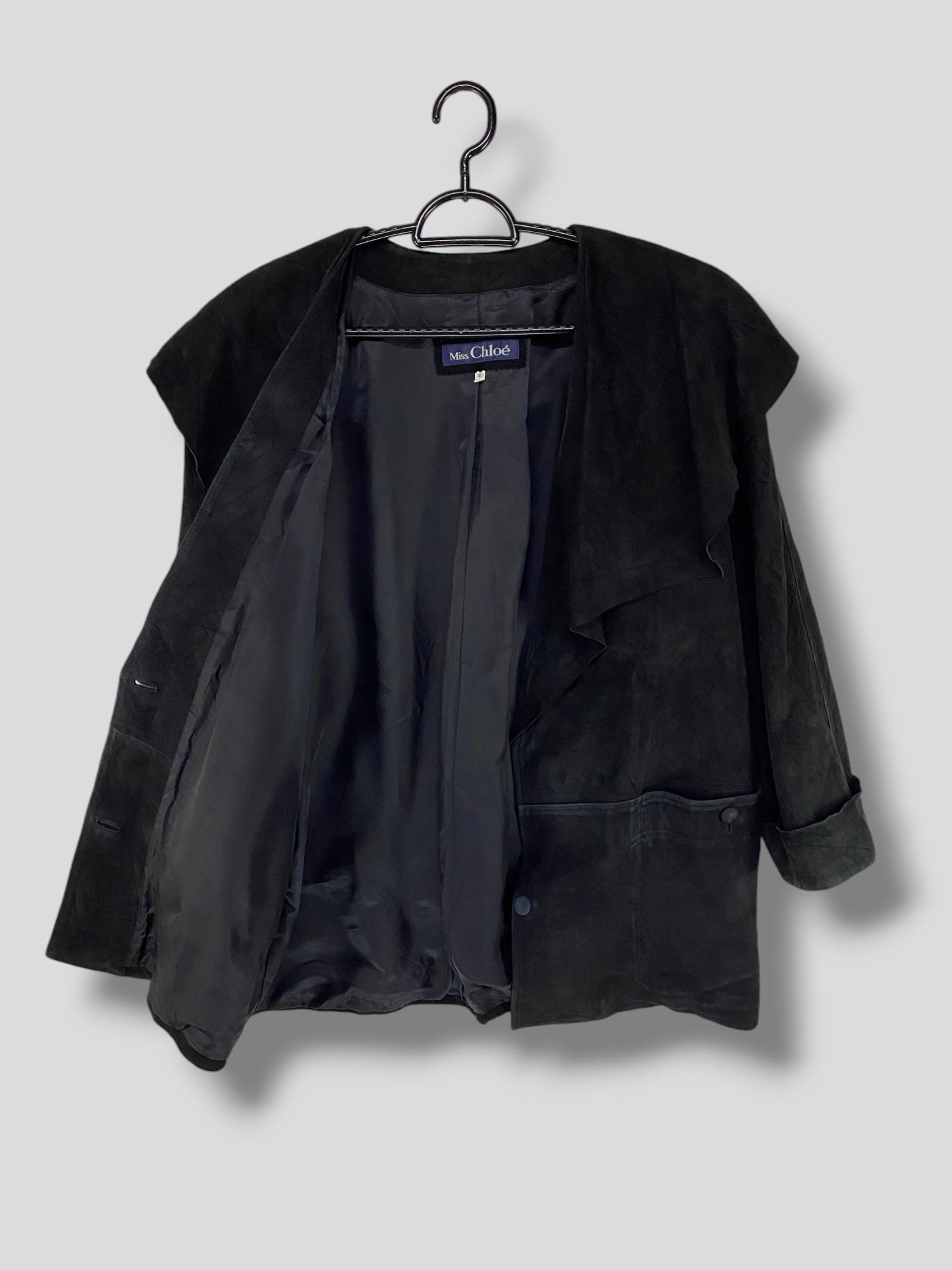 Vintage Miss Chloe Sheepskin Layered Jacket Designer Avantgarde