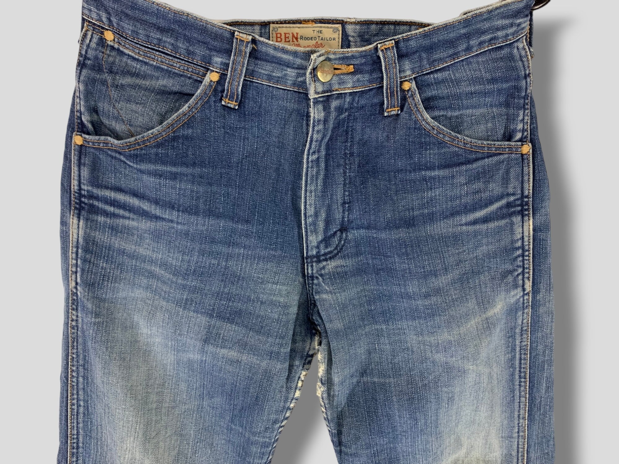 Vintage Ben Wrangler the Rodeo Tailor Distressed Jeans Vintage Ben Wrangler the Rodeo Tailor Distressed Jeans