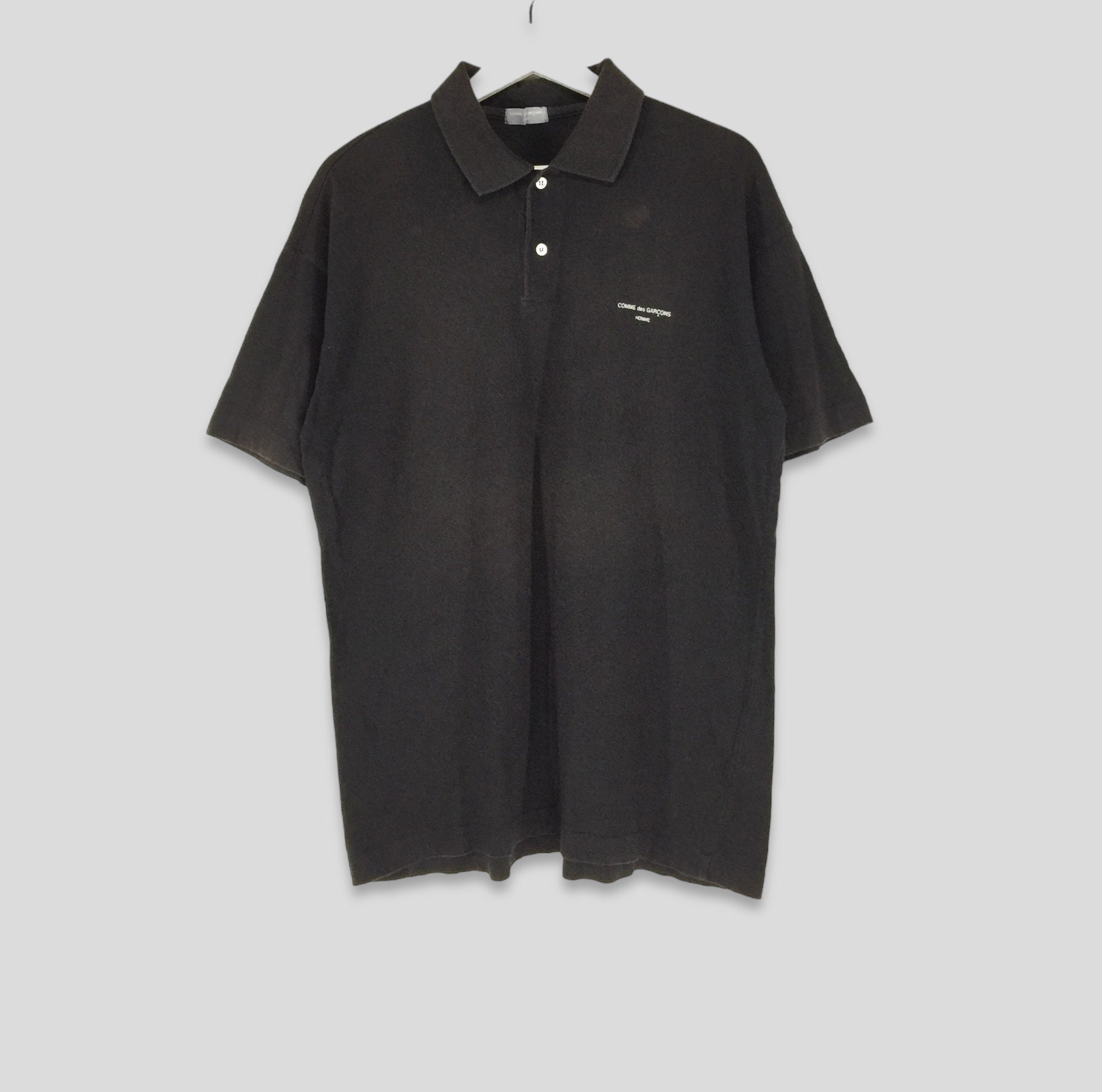 Rare Vintage 90s Comme Des Garcons Homme Staff Logo Polo Rare Vintage 90s Comme Des Garcons Homme Staff Logo Polo