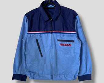 Vintage 80s Nissan Work Jacket JDM Nissan Motorsport