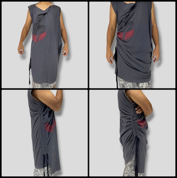 SS2000 Vivienne westwood asymmetrical long shirt … - image 9