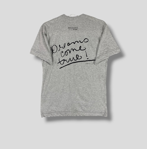 Vintage jaren 80 Madonna dream come true dode inventaris tshirt