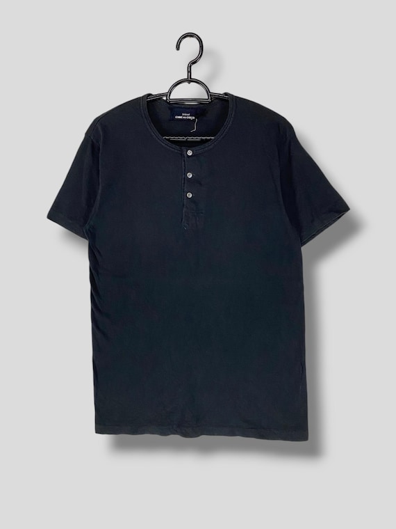 【tricot COMME des GARÇONS】Long shirt 90s Vintage 90s Tricot Comme Des Garcons Henley Tshirt Japanese