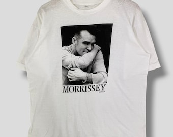 Vintage 90s Morrissey Toshiba Emi Music Merch Promo Tshirt