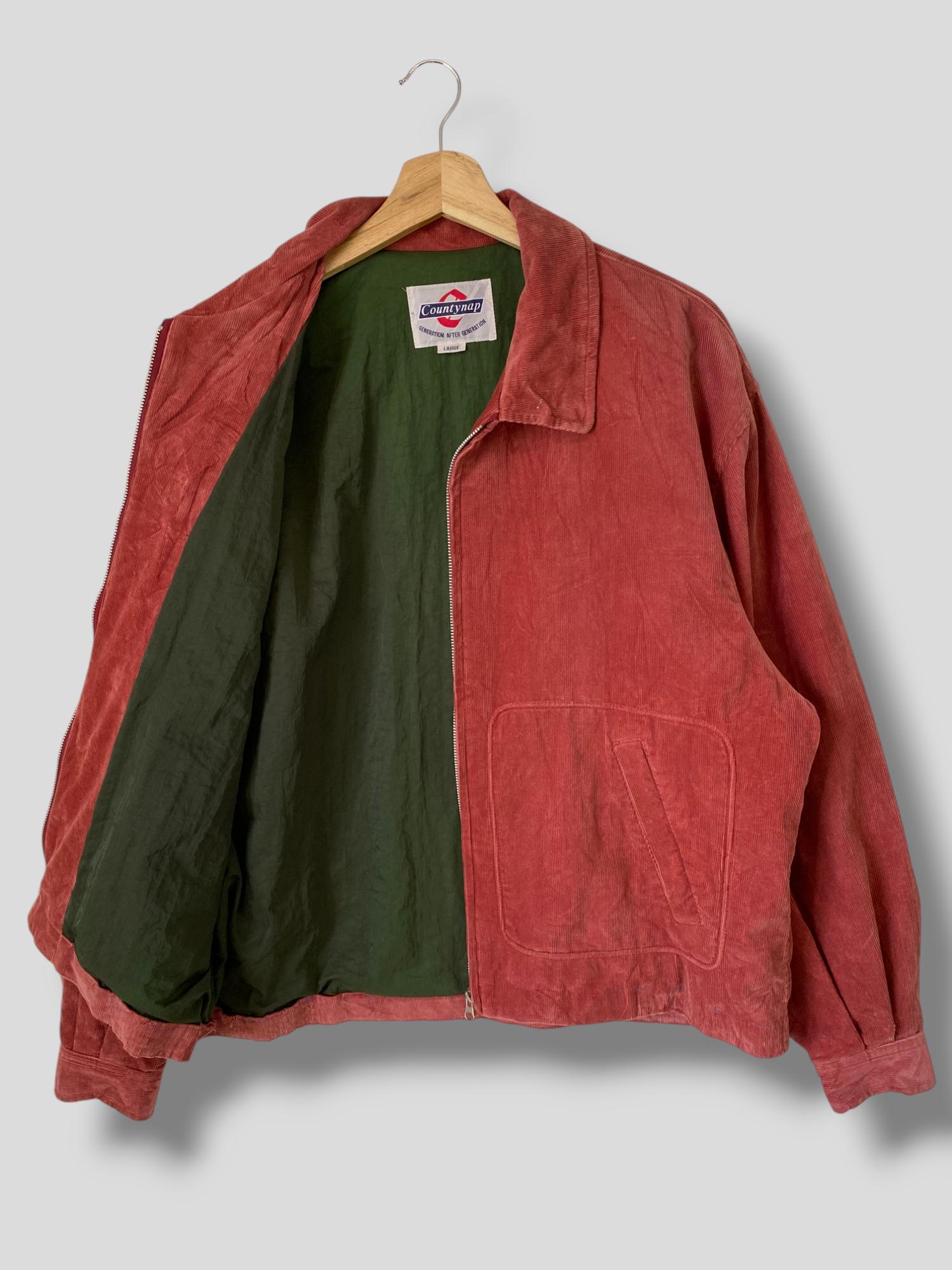 Vintage 90s Countynap Corduroy Bomber Jacket Works Casual