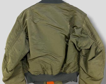 flight jacket MA-1 80〜90s Vtg 80s MA-1 Flight Jacket Flyers Man Intermediate S OG Reversible