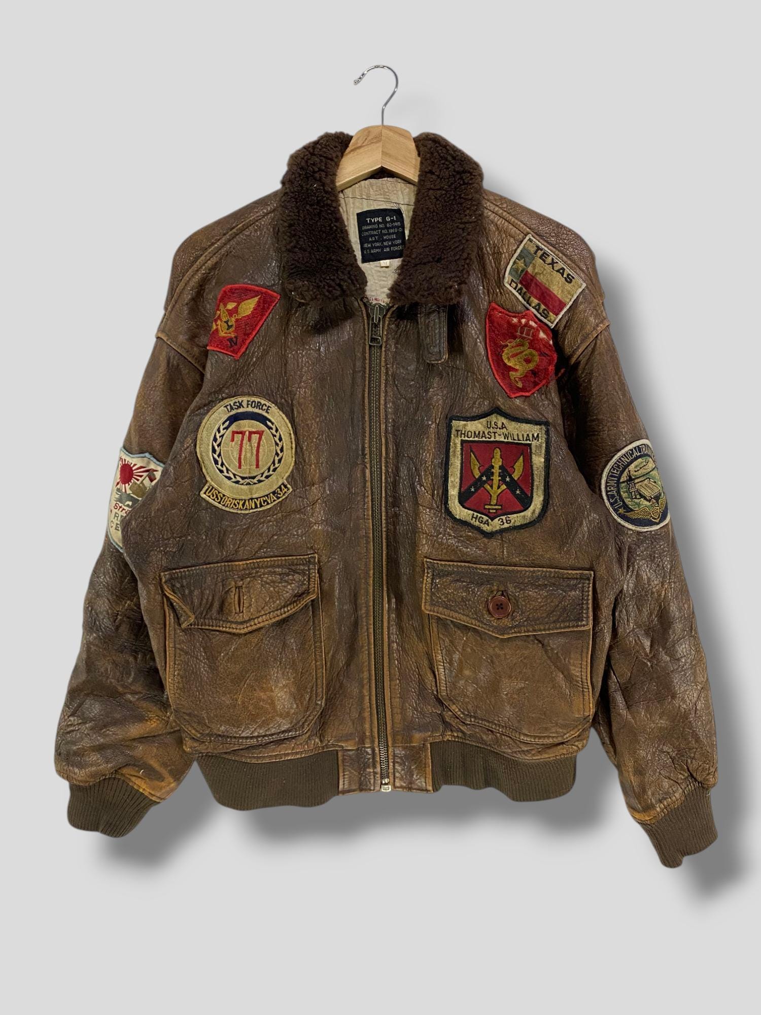 ジャケット・アウター Old US ARMY AIR FORCE B3 Flight Jacket Vtg