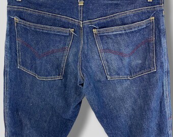 Size 32 Vintage Nemeth Iconic Red Stitched Patch Knee Jeans