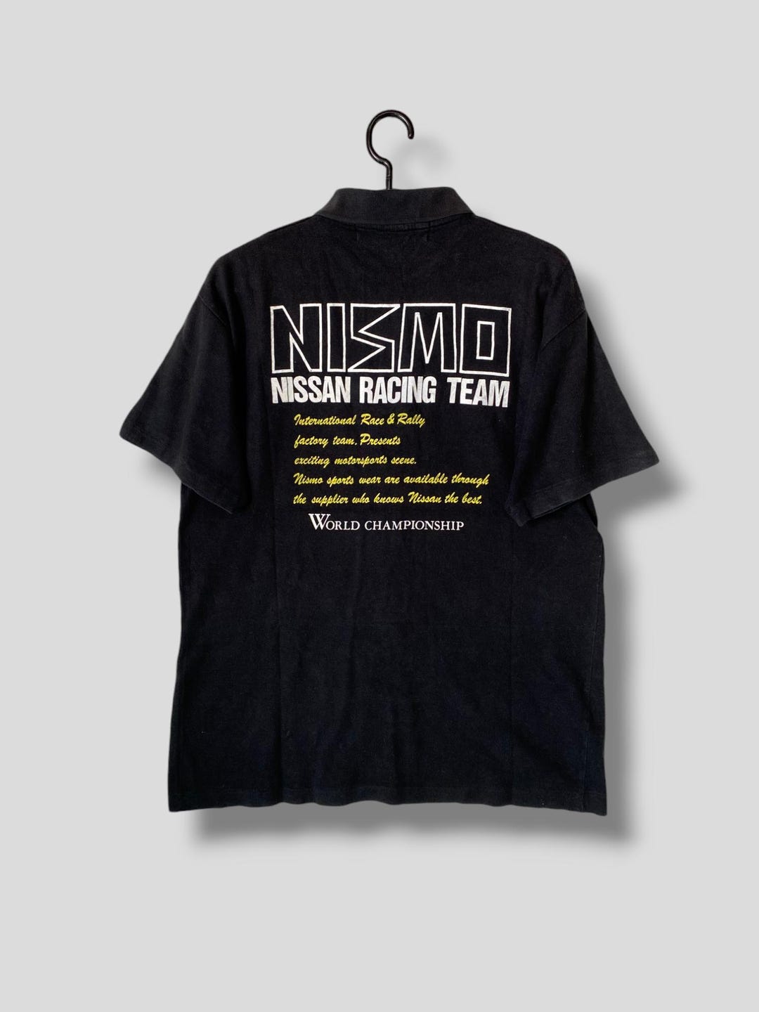 Vintage 90s Nismo Nissan Racing Team Polo Shirt JDM Nismo Old Logo