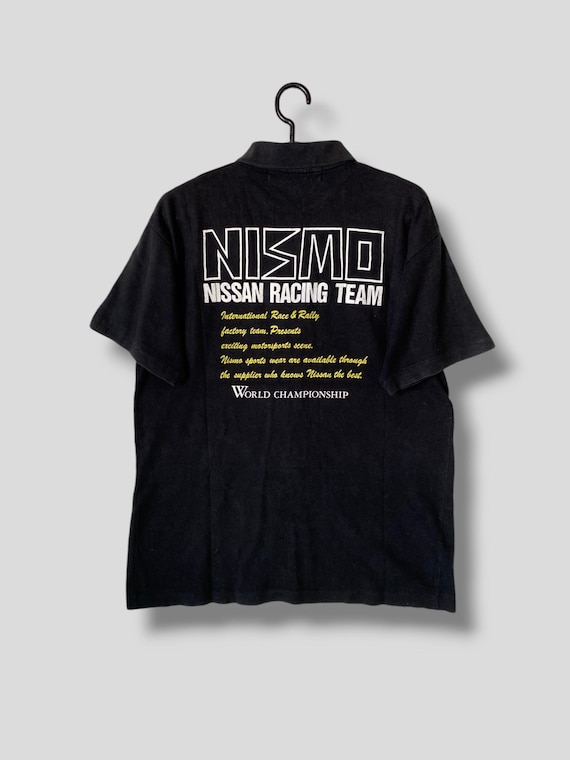 Vintage 90s Nismo Nissan Racing Team Polo Shirt JDM Nismo