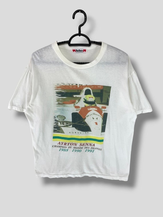 Rare Vintage 90s Marlboro Ayrton senna world champ