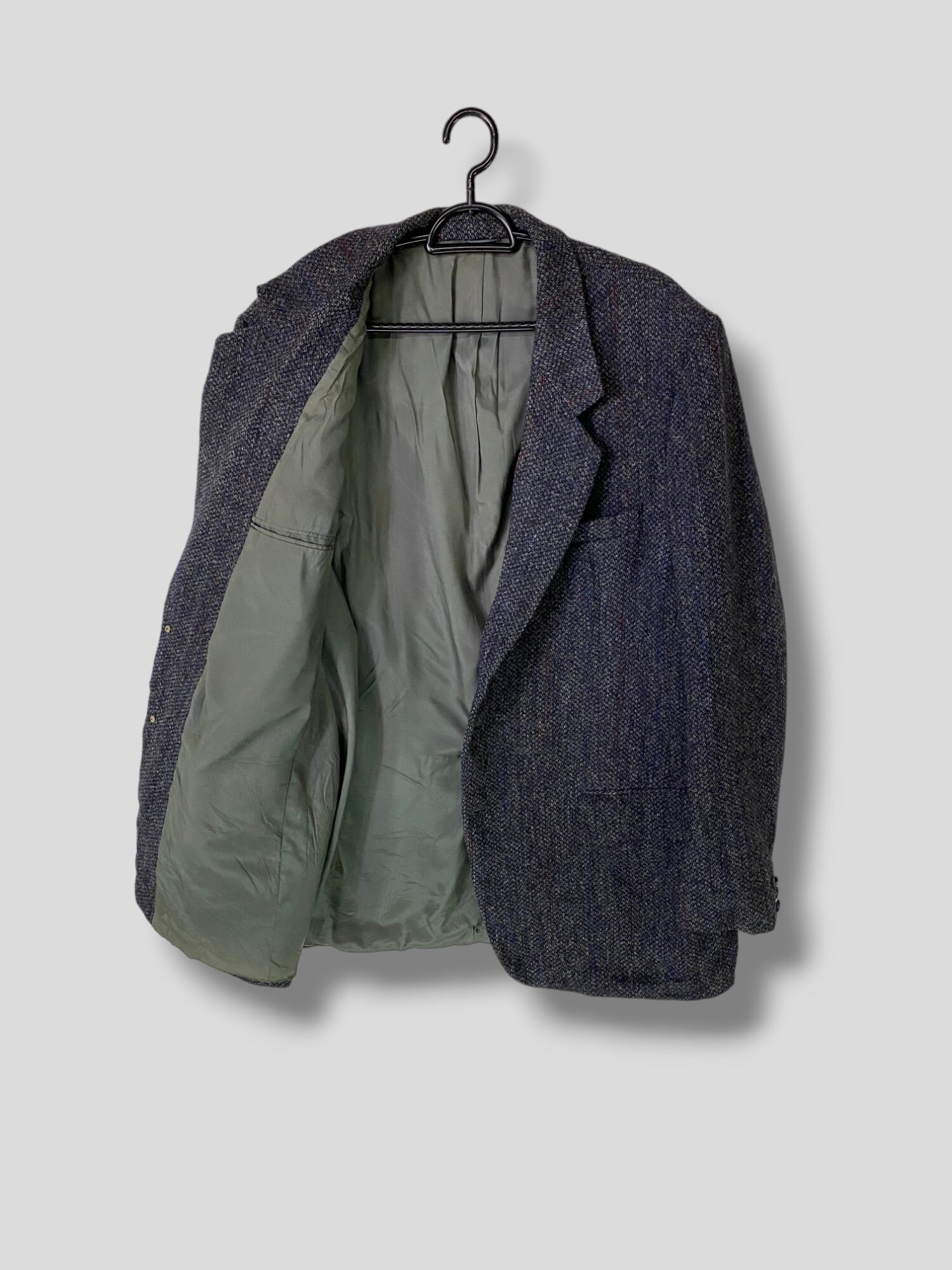 Vintage 70s Harris Tweed Sport Coat Jacket Blazer Mens 42