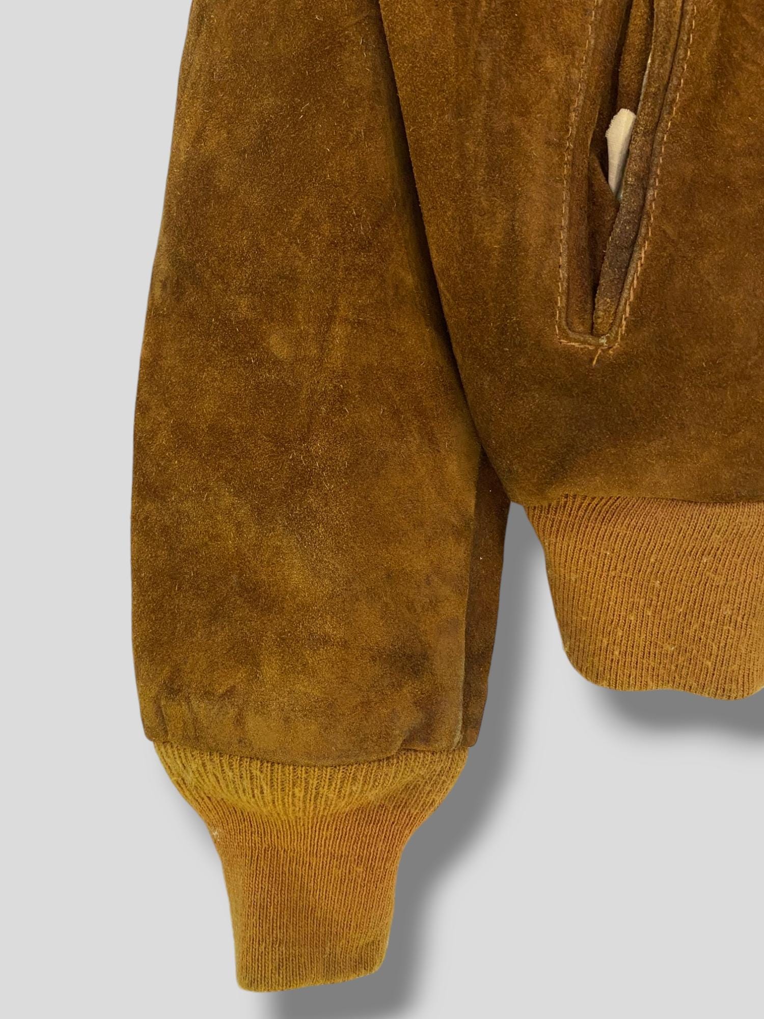 ジャケット・アウター 80s Schott suede leather bomber jkt Vintage 80s Schott Suede Leather Bomber Jacket Military Boho