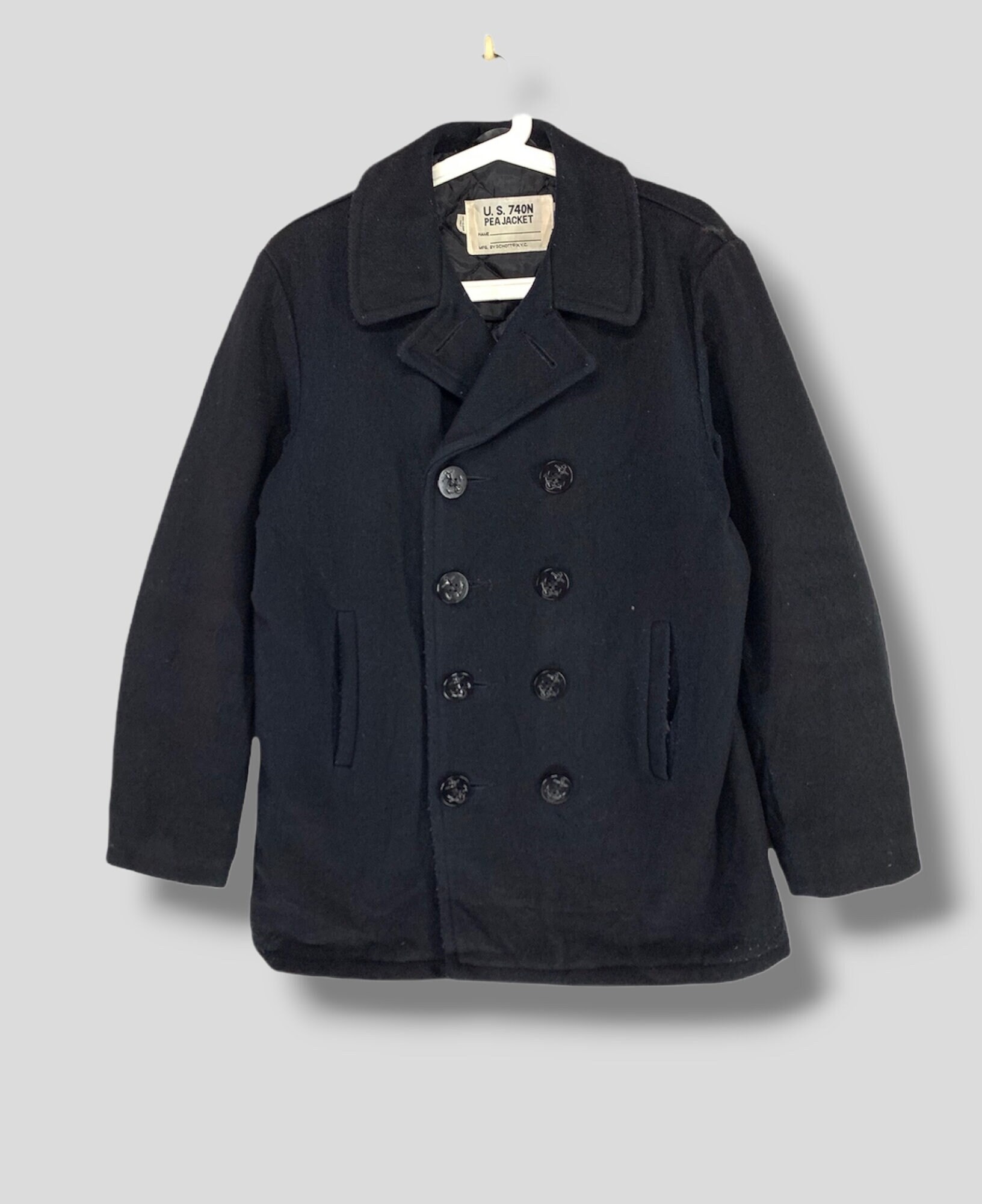 Schott Pea Coat 740n - Etsy