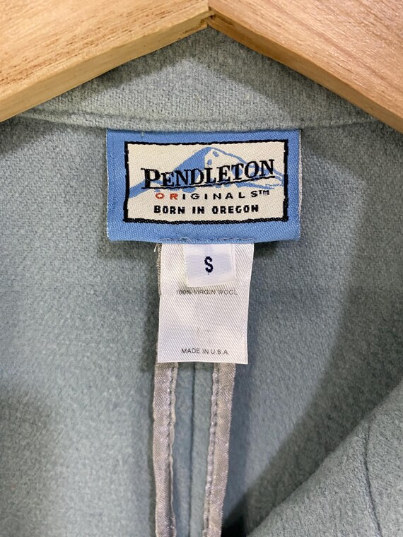 Vintage Y2k Pendleton single button wool jacket b… - image 7