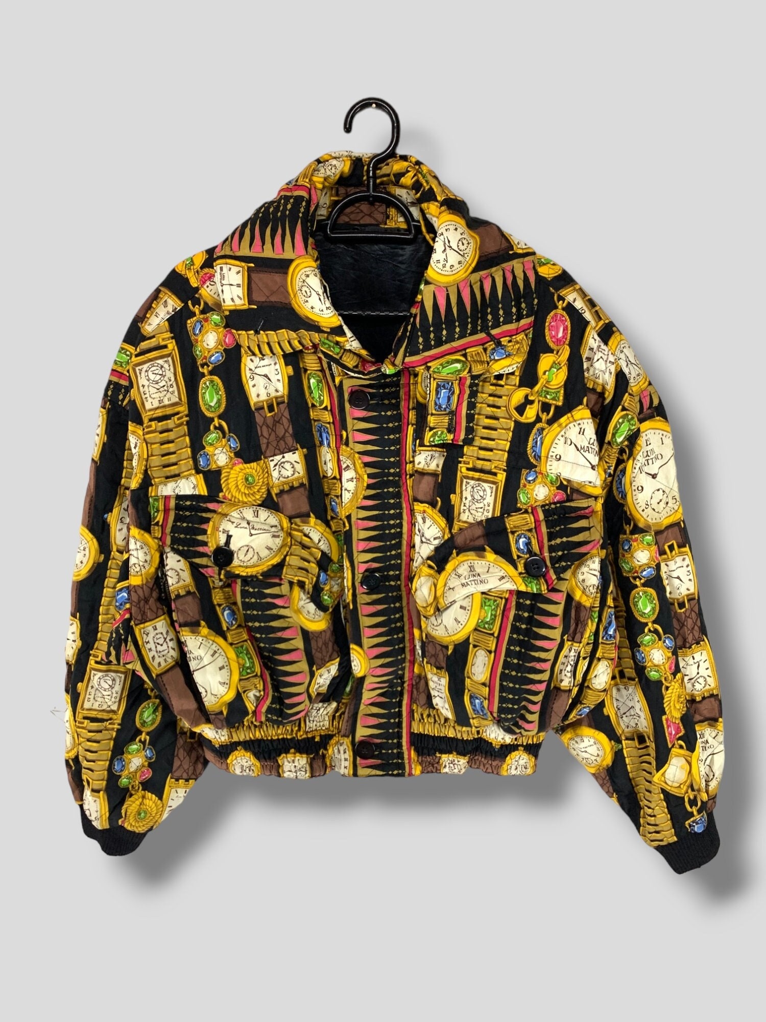 ルナ　マティーノ　ジャケット Vintage Luna Mattino Baroque Bomber Jacket Japanese Brand