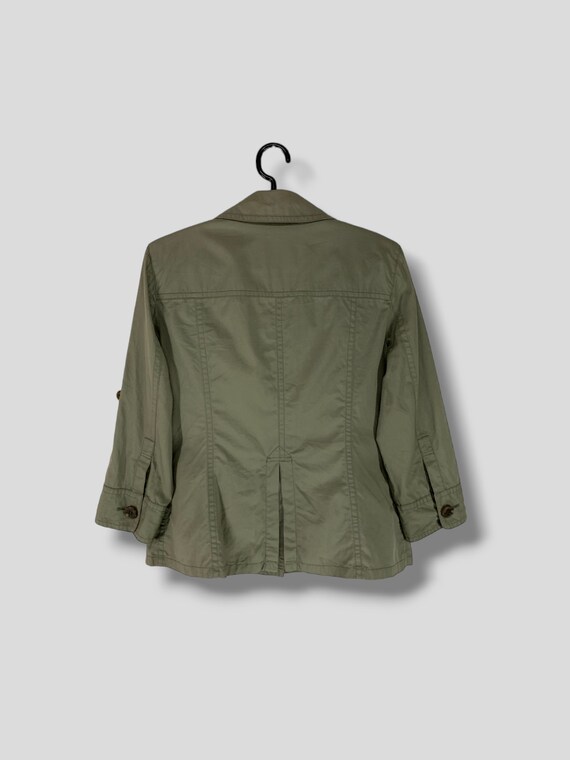 Vintage Y2K Burberry Fatigue Jacket Designer Womenswear Casual Outfits Fashion Light Chore Outerwear Burberry Utility Jacket Size 40 Etsy