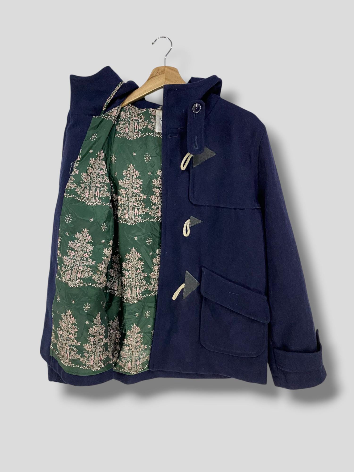Vintage Issey Miyake Ne Net Toggle Button Wool Duffle Coat