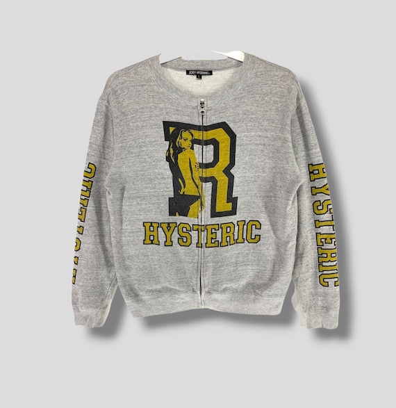 Hysteric Glamour Spellout Big Logo Sweater Jacket Japanese