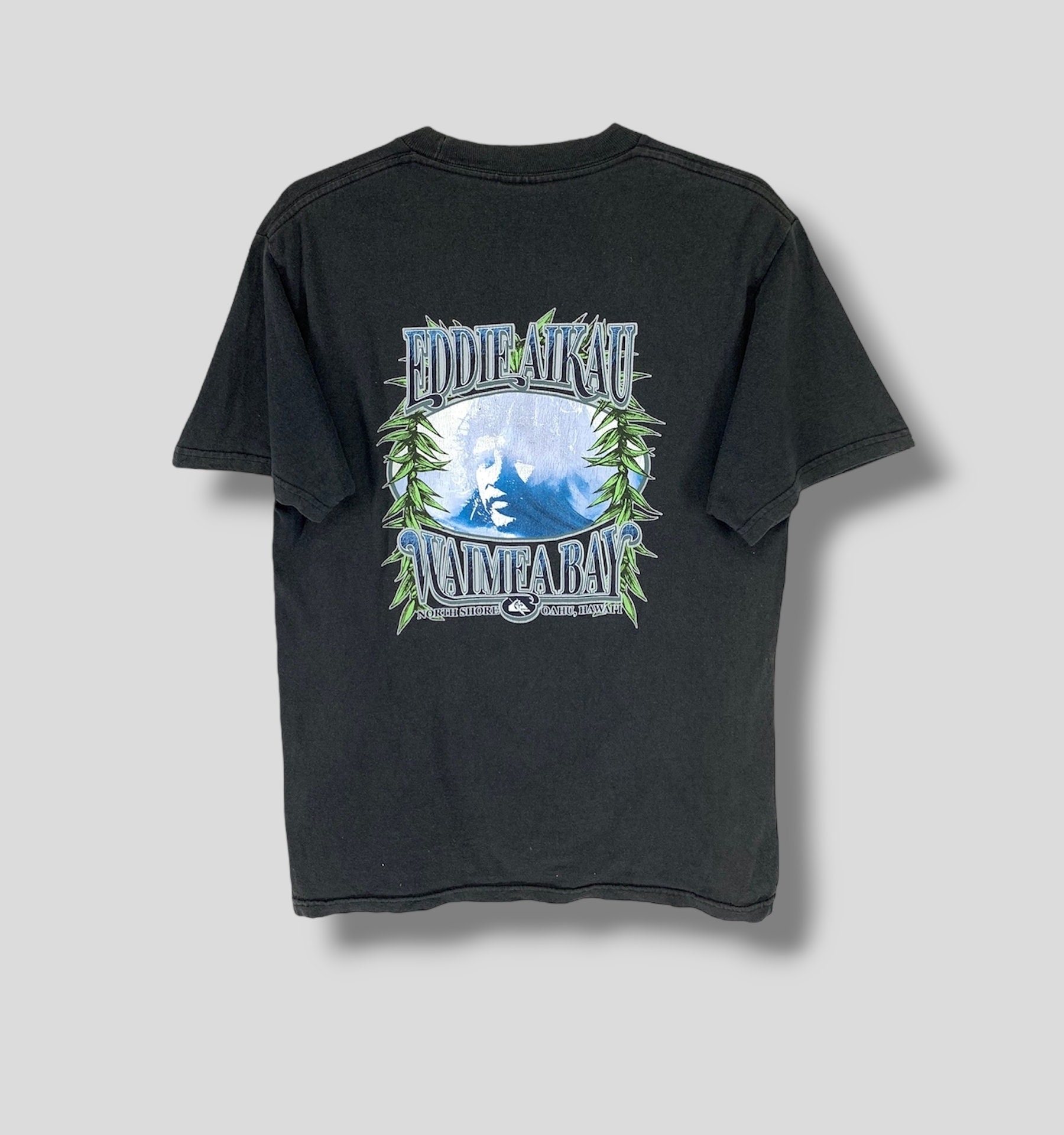 Vintage Quiksilver Eddie Aikau Waimea Bay Tshirt Streetwear