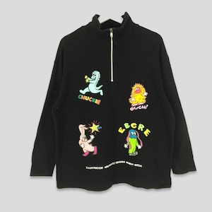 K-FACTORY ハーフジップトレーナー イエロー 池田ノブオ - メルカリ K