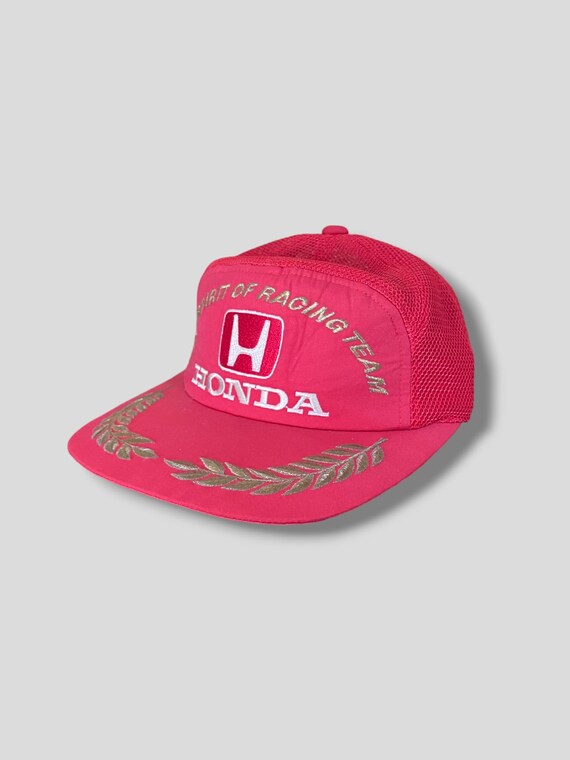 Vintage 90s Honda Racing Team Deadstock Podium Mesh Cap Formula 1