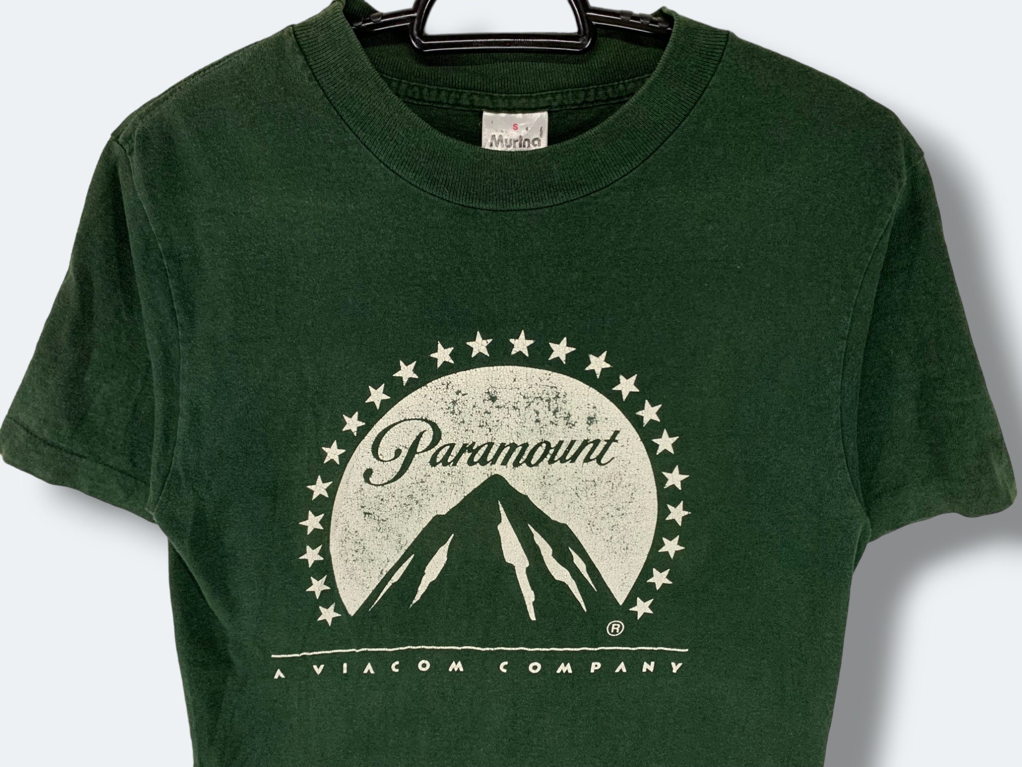 Vintage 90s Paramount Studios Blue T-Shirt Size XL Made in
