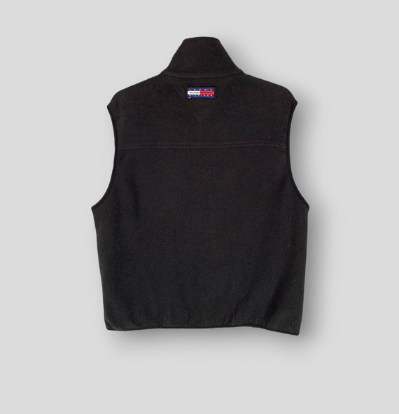 ヴィンテージ トミー ヒルフィガー ロゴ フリース ベスト ジャケット