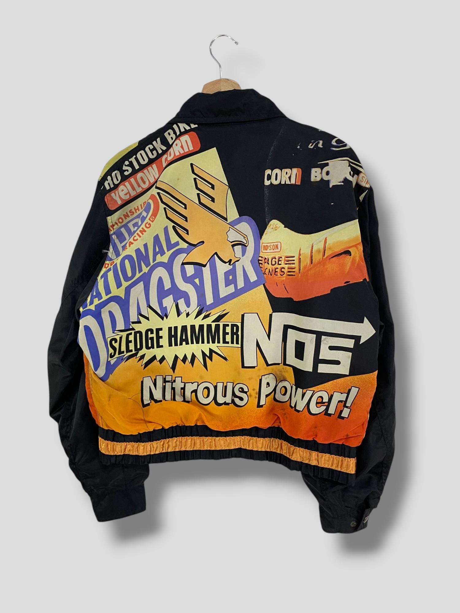 YELLOW CORN ジャケット　XL YELLOW CORN ジャケット XL Vintage Yellow Corn Racing Jacket