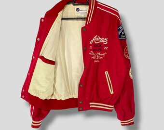 AVIREX 80's USA製 オリジナル VARSITY JACKET Avirex varsity jacket usa - Gem